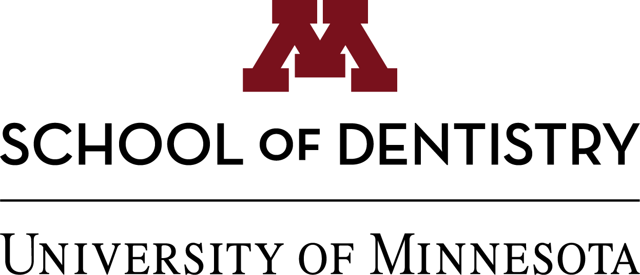 University of Minnesota logo with School of Dentistry subheading and UMN PASS program name