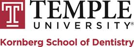 Logo for Temple University, Kornberg School of Dentistry
